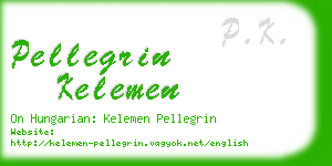 pellegrin kelemen business card